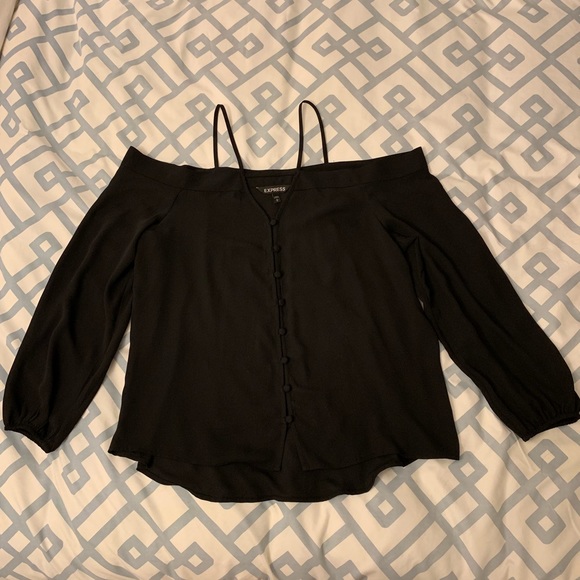 Express Off-the-Shoulder Top - Picture 2 of 7